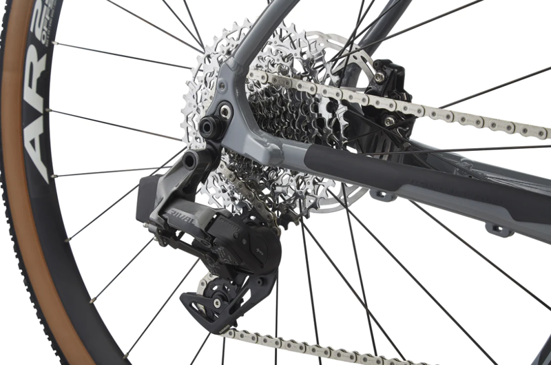 Whyte Gisburn v5 Rival eTAP Gravel Road Bike 2023 in Grey with Black-4